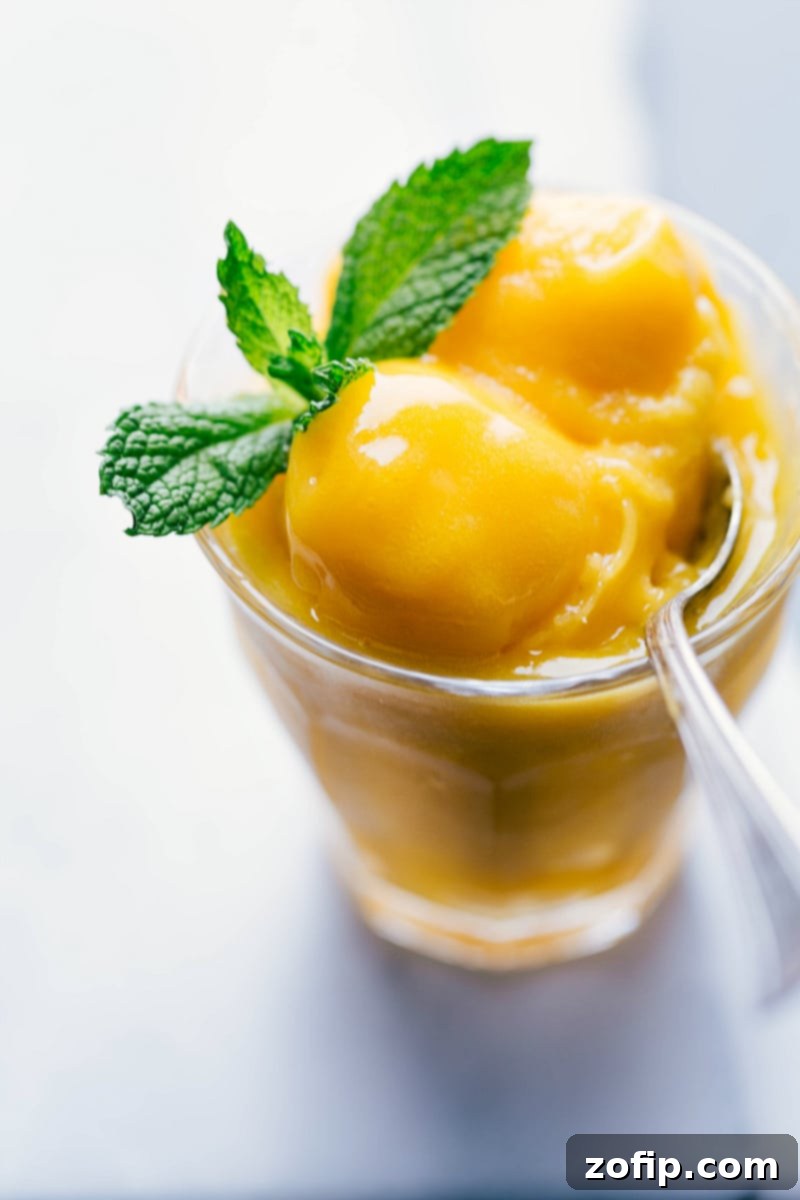 Refreshing Mango Sorbet 1 featured 4947