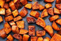 Golden Roasted Sweet Potatoes