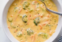 Creamy Broccoli Cheddar Soup