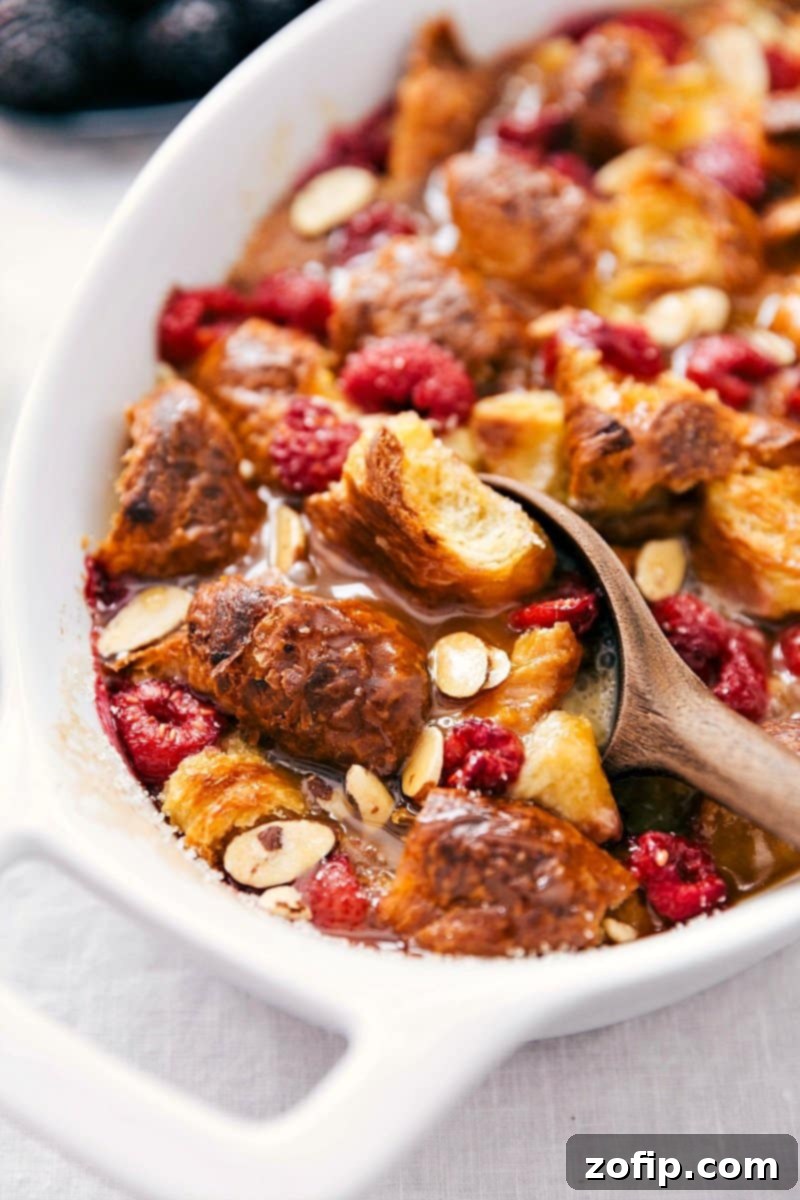 Flaky Croissant Breakfast Casserole 1 featured 54074