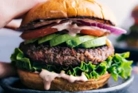 Zesty Black Bean Burger