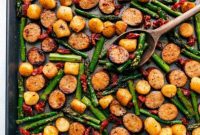 Zesty Pesto Sausage and Roasted Veggies