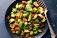 Crispy Brussels Sprouts with Bacon