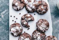 Snow Dusted Chocolate Crinkles