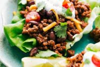 Guilt-Free Taco Lettuce Cups