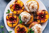 Caramelized Grilled Peaches