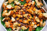 Mediterranean Roasted Vegetable Bread Salad