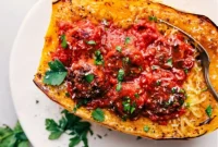 Spaghetti Squash and Meatballs
