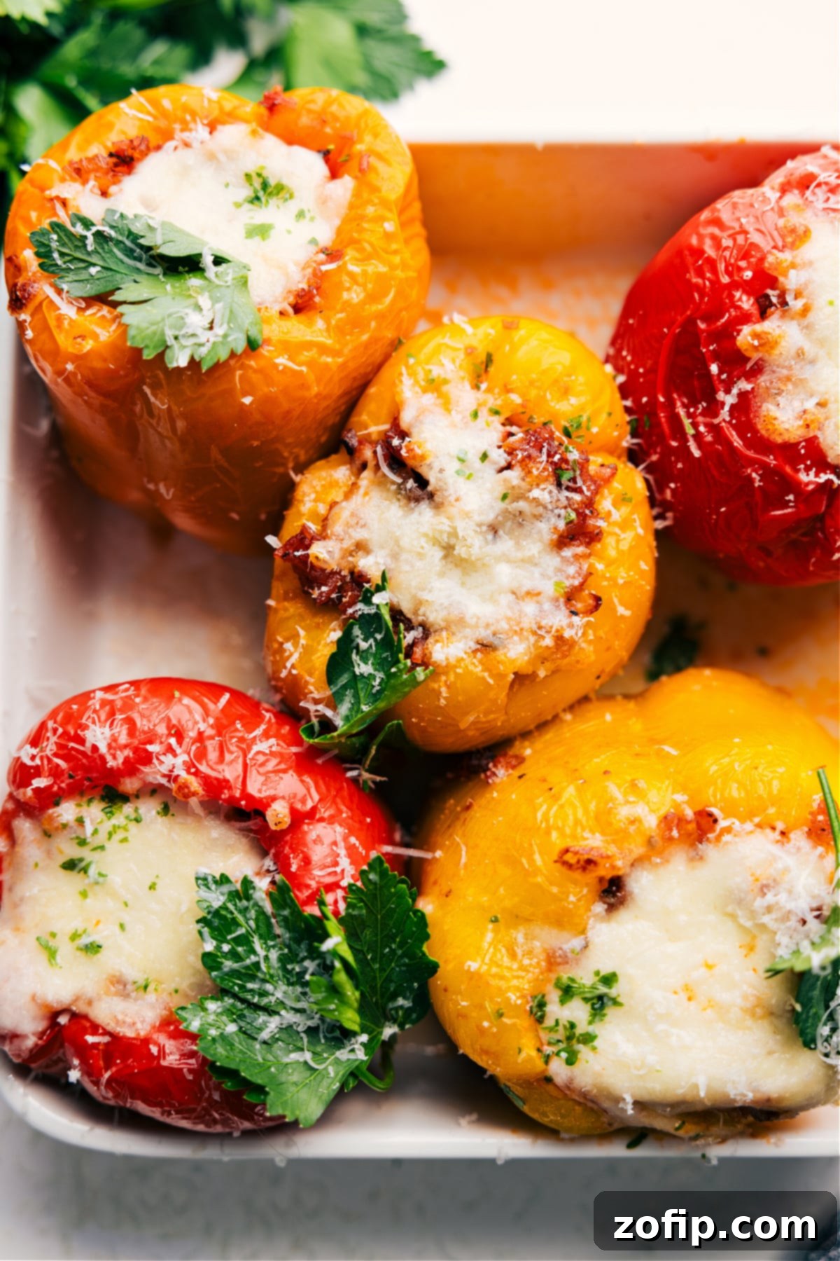 Flavorful Italian Stuffed Peppers 1 featured 64423