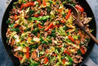 Skillet Egg Roll Bowl