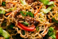 Hearty Egg Roll Noodle Bowl