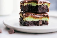 Luscious Mint Brownies