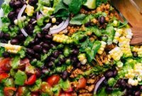 Flavorful Chicken Taco Salad Bowl
