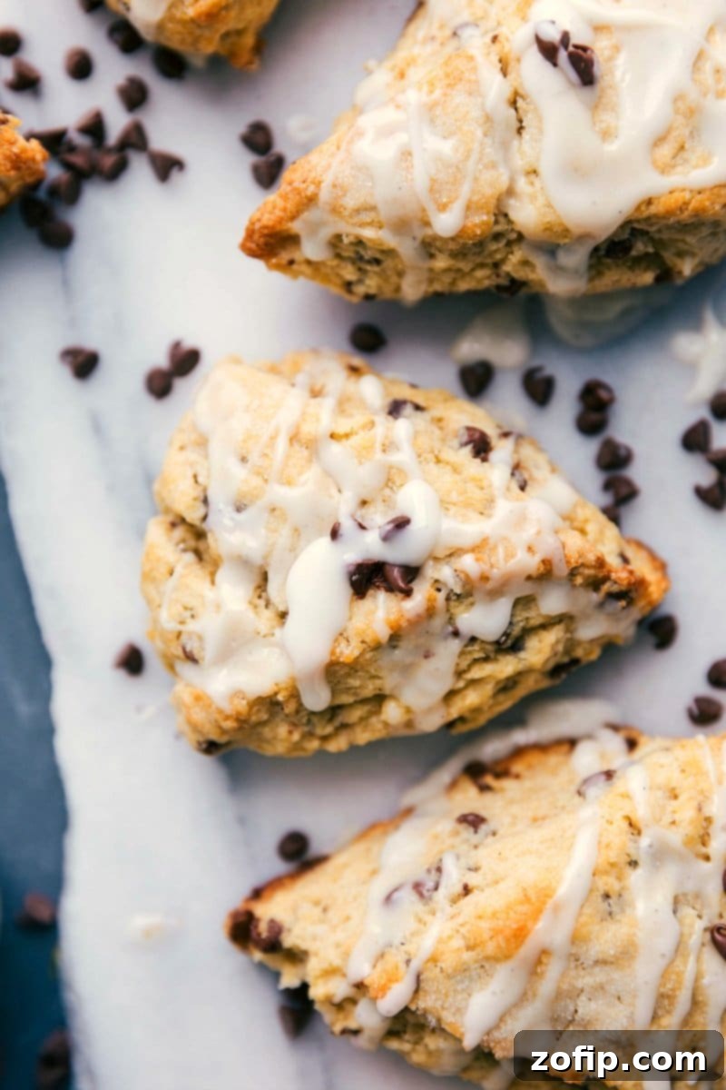 Homemade Chocolate Chip Scones 1 featured 76827