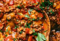 Unstuffed Pepper Skillet