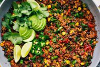 Easy One Pan Taco Dinner