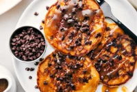 Irresistible Chocolate Chip Pancakes