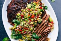 Grilled Flank Steak with Fresh Corn Salsa