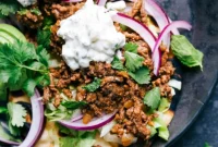 Spiced Naan Beef Wraps