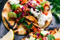 Savory Chicken Shawarma Wraps