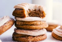 Pumpkin Cinnamon Swirl Cookies