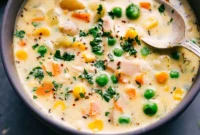 Hearty Chicken Pot Pie Soup
