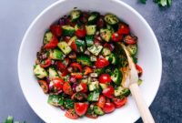 Classic Israeli Chopped Salad
