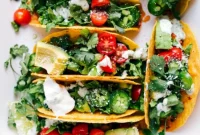 Oven Baked Chicken Tacos