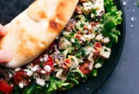 Mediterranean Chicken Wrap