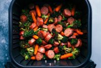 Roasted Honey Mustard Chicken Sausage & Veggies