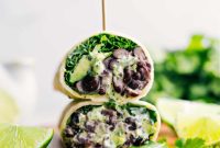 Savory Black Bean Wraps