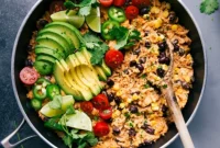Fiesta Chicken and Rice Skillet