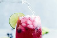 Sparkling Berry-Lime Cooler