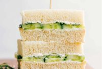 Refreshing Cucumber Tea Sandwiches