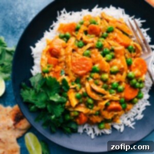 Express Chicken Curry 2 Delicious Quick Chicken Curry in a serving bowl, ready to be enjoyed.