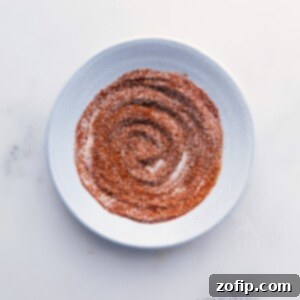 Homemade Chicken Fajita Seasoning in a bowl
