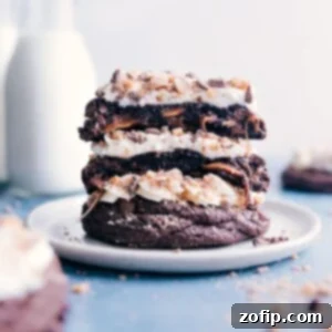 Heath Toffee Crunch Cookies 2 Finished Heath Bar Cookies with frosting and toffee bits