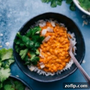 Immune-Boosting Daal Lentil Recipe 6 A vibrant bowl of hearty Daal, rich in color and texture.