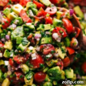 Avocado Salsa ready to be served