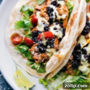 Finished Cafe Rio Sweet Pork ready to serve