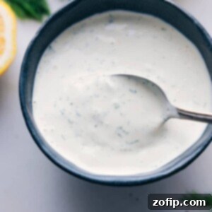 A close-up image of the prepared Tartar Sauce in a serving bowl, ready to be enjoyed with seafood.