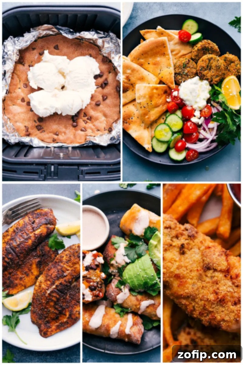 Mastering Your Air Fryer 2 Delicious air-fried dish, possibly chicken or vegetables, showcasing the crispy texture achieved with an air fryer