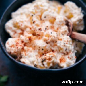 Creamed Potatoes in a bowl