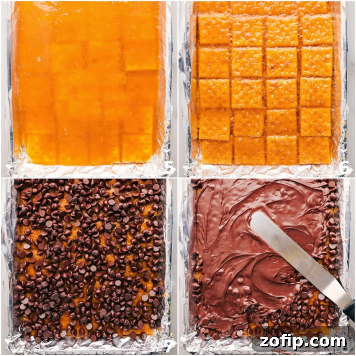 How To Make Christmas Crack Step by Step The golden brown sugar and butter mixture is carefully poured over a base of saltine crackers, followed by a generous layer of melted chocolate spread evenly on top to create Christmas Crack.