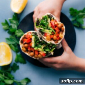 Finished Hummus Wraps ready to be served