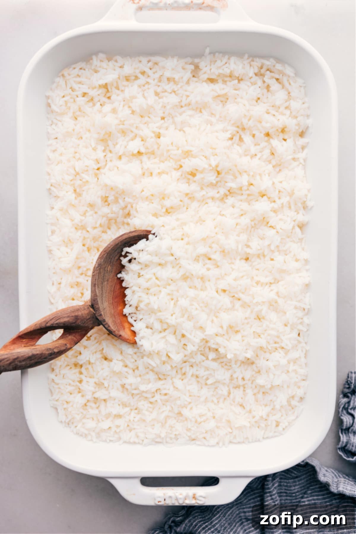 How To Make White Rice fresh out of the oven, golden and perfectly fluffed.