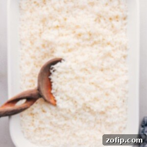 How To Make White Rice fresh out of the oven, golden and perfectly fluffed.