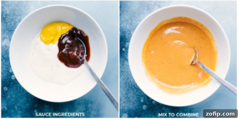 A spread of delicious Sheet Pan Chicken and Zucchini with dipping sauce, showcasing the perfectly crispy chicken and roasted zucchini, ready for serving.