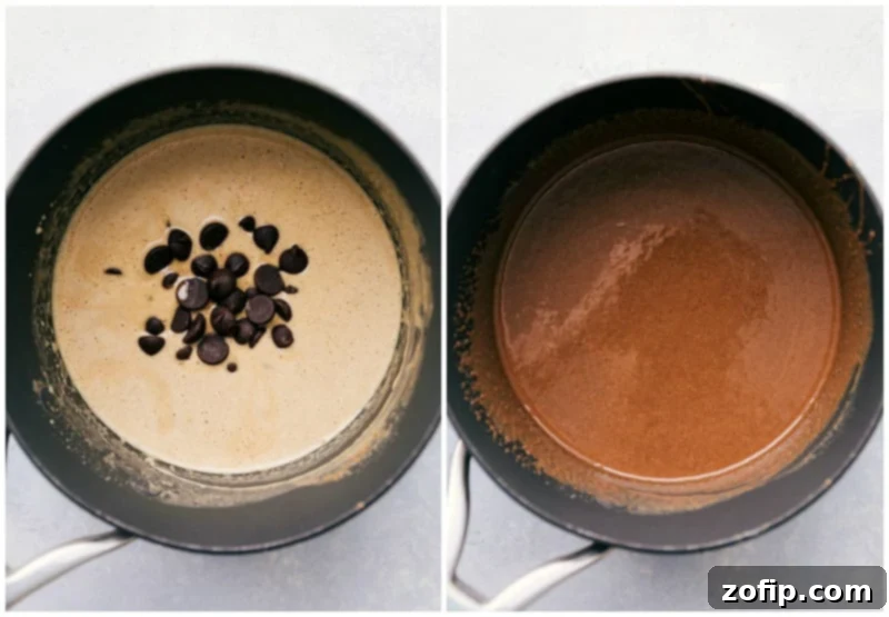 The famous chocolate and peanut butter no-bake cookies can be made with better-for-you ingredients (no refined sugars). These easy Healthy No-Bake Cookies can be made in 15 minutes or less and are truly the best! Scooping the cookie mixture into individual portions