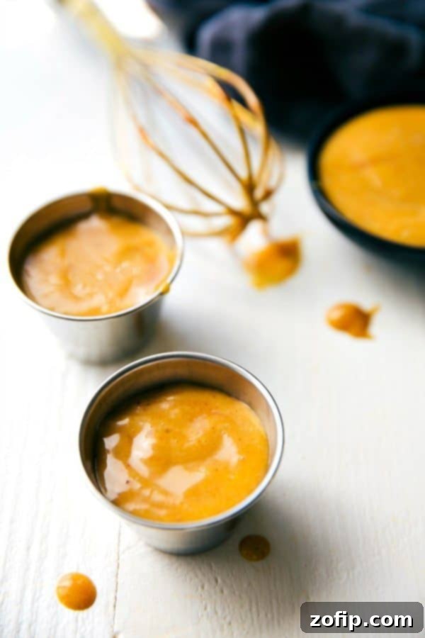 Three cups of Chick-Fil-A Sauce Recipe